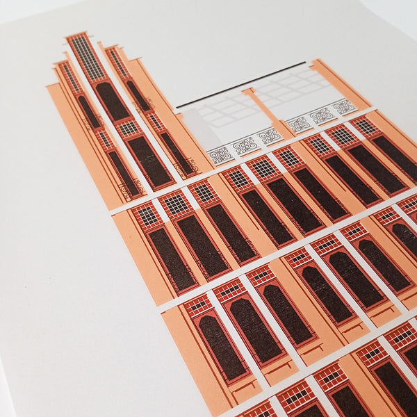 LAMINA EDIFICIO CERVERA 23x50 // PRINT CERVERA BUILDING 23X50